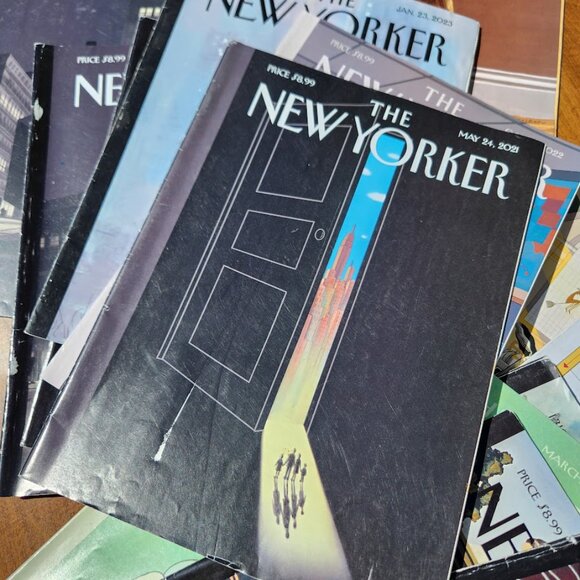 The New Yorker Magazine Bundle Lot of 7 Magazines RANDOM DATES Reading bundle Y - Picture 11 of 11